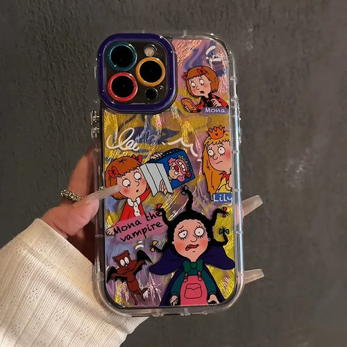 OverseaCases™  Doodle Little Witch Mona Case For  iPhone 15 Series