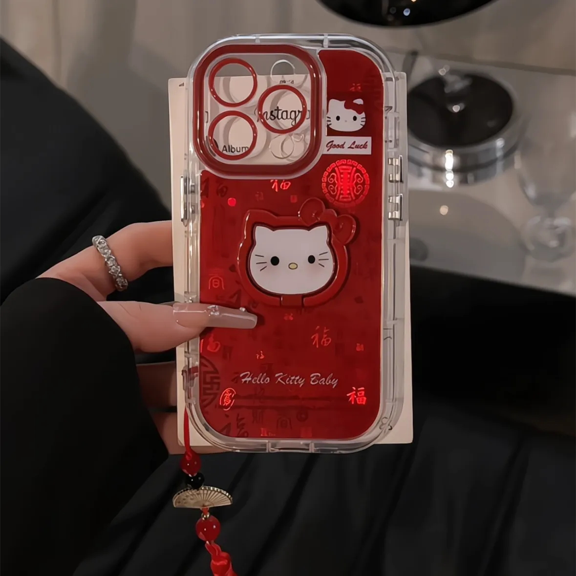 OverseaCases™ Cute Gradient Hello Kitty Case for iPhone 14 Series