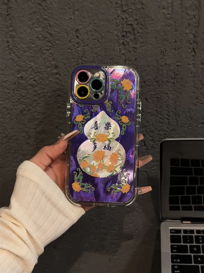 OverseaCases™  Lucky Gourd & Blessings Case for iPhone 15 Series